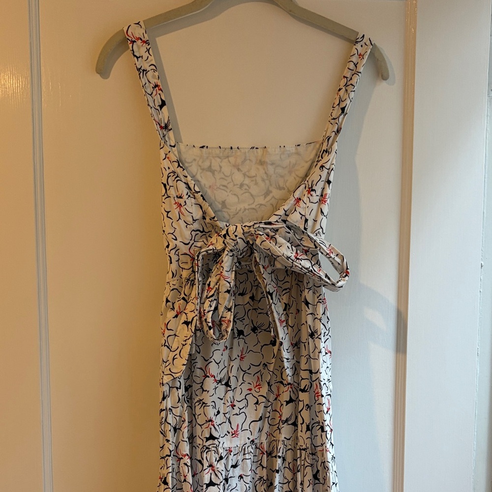 100% Cotton Dress with Tie Back